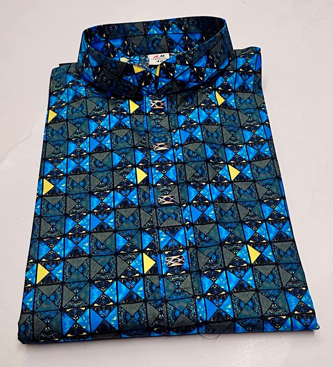 Digital Print Blue